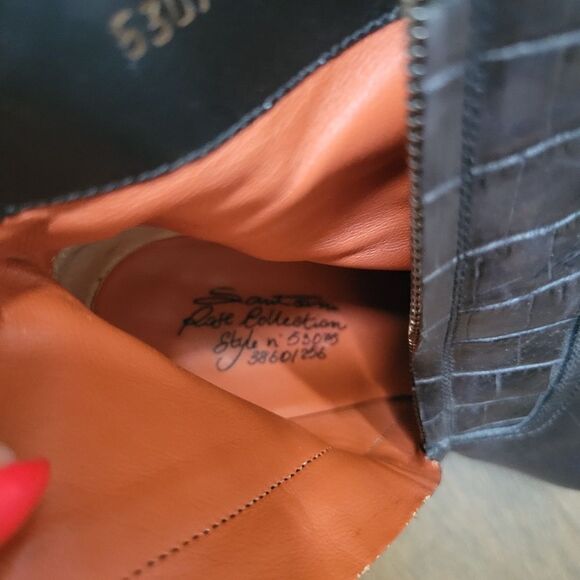 Santoni Leather boots 36 - Picture 8 of 9